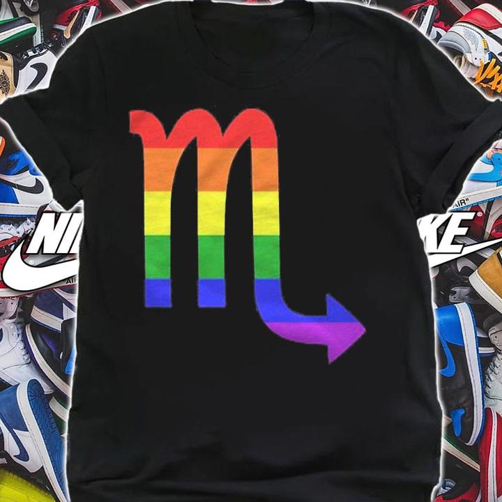 Proud Scorpio Astrology Lgbtq Zodiac Sign Horoscope Design Shirt t-shirt shirt