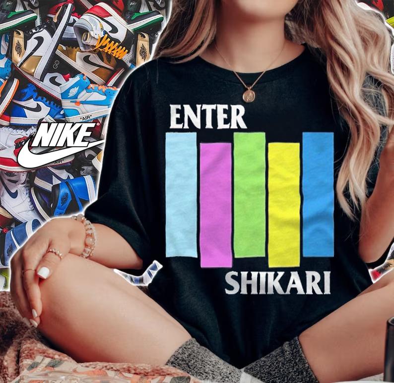 Enter Shikari not-black flag T-shirt woman shirt
