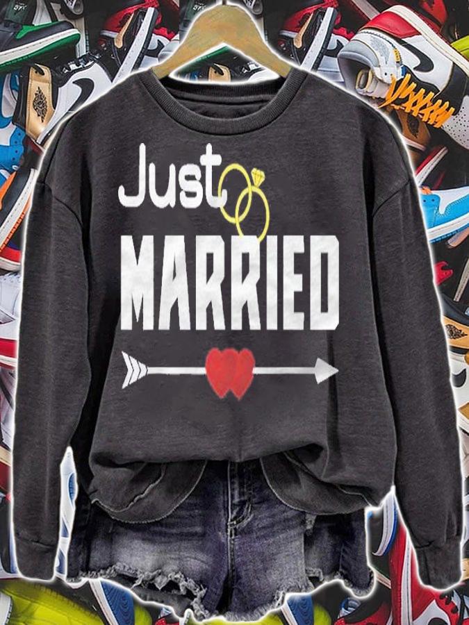 Just Married Shirts For Couples 2021 Just Married Shirt sweatshirt