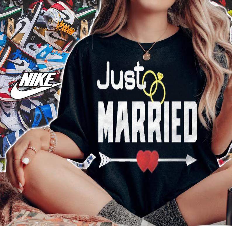 Just Married Shirts For Couples 2021 Just Married Shirt woman shirt