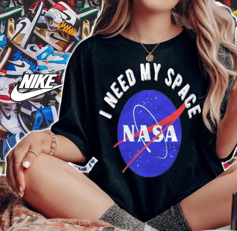 Nasa I Need My Space Science And Engineering Logo T-shirt
