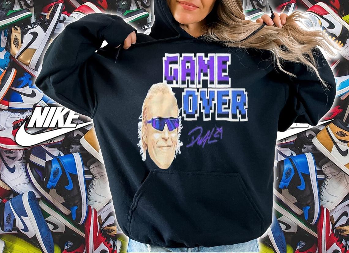 Patrik Laine says game over signature T-shirt hoodie