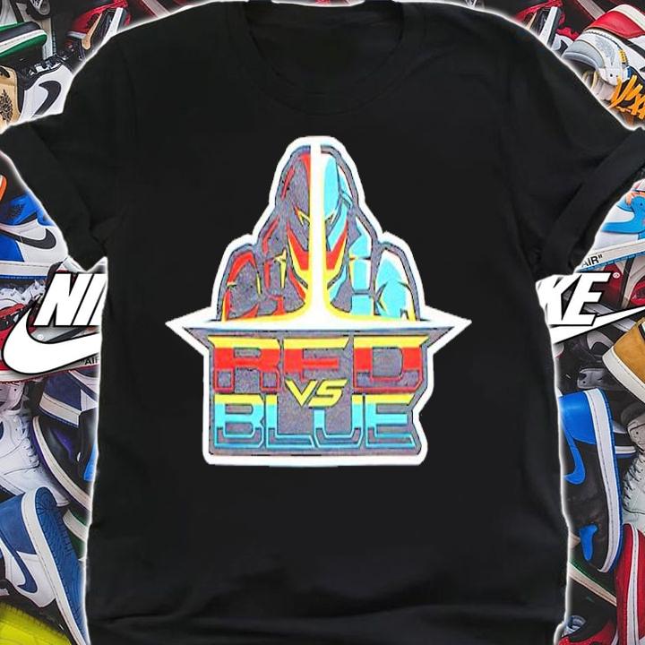 Red Vs. Blue Team Logo Shirt