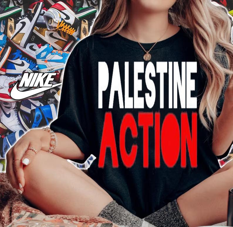 Sham Palestine Action T-Shirt woman shirt