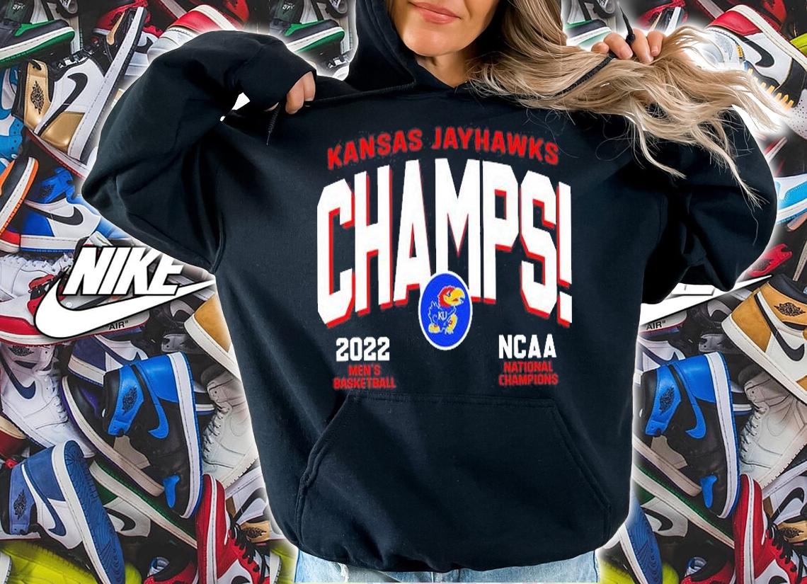 Champs Kansas Jayhawks 2022 T-Shirt hoodie