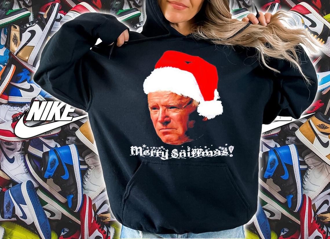 Santa Joe Biden 2021 Christmas Satire Design Pro Trump Premium shirt hoodie