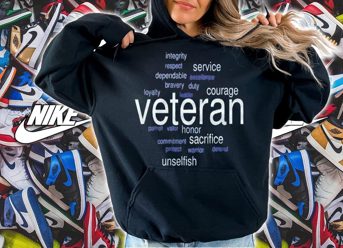 Veteran Courage Sacrifice Service Bravery Honor Duty Shirt
