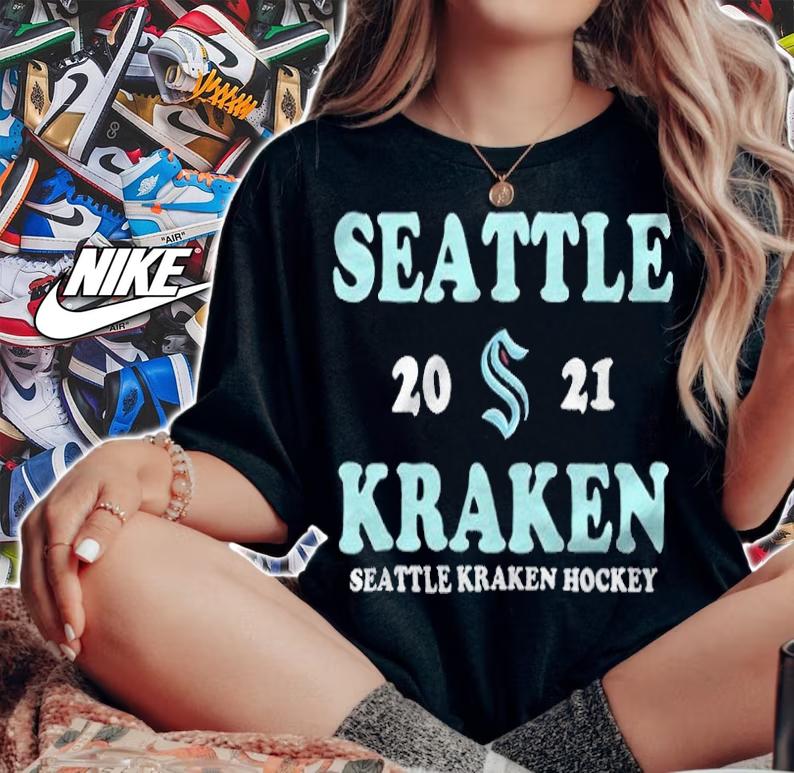 Seattle Kraken 2021 Hockey T-shirt woman shirt