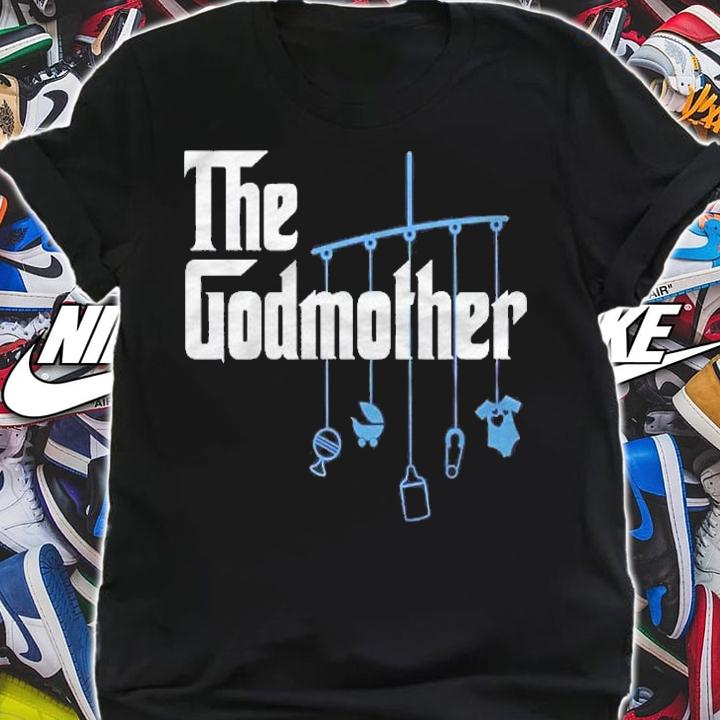The Godmother Of New Baby Boy  Funny Pun Gift Premium Shirt shirt