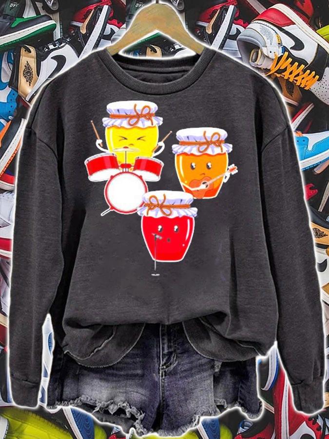 Funny Sweet Jam Music Band Canning Season Homemade Canner T-Shirt sweatshirt
