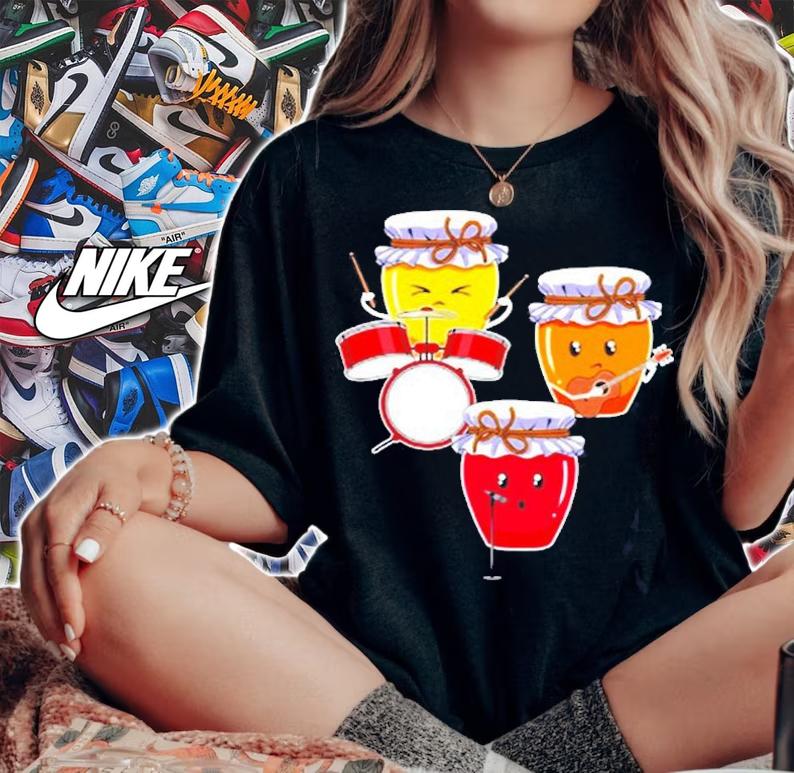 Funny Sweet Jam Music Band Canning Season Homemade Canner T-Shirt woman shirt