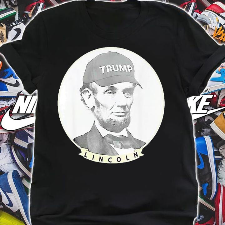 Lincoln Wearing Trump Hat Abe Merica Abraham T-Shirt