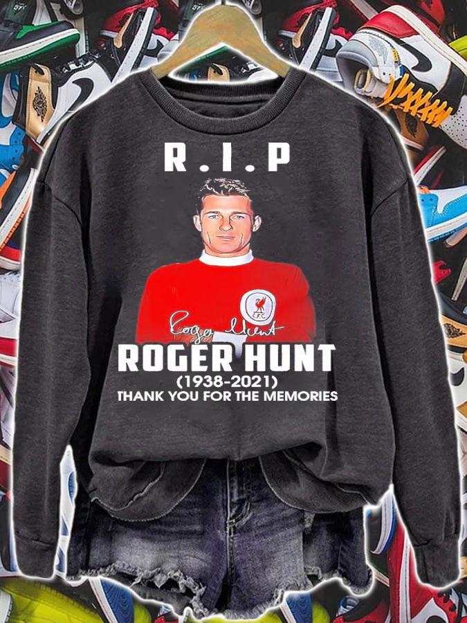 RIP Roger Hunt 1938-2021 Signatures Thank You For The Memories Shirt sweatshirt