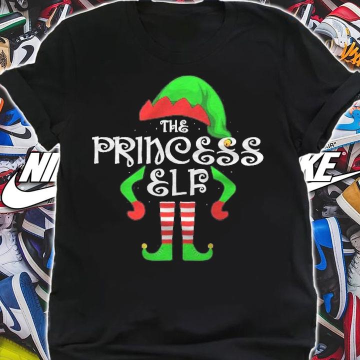 The Princess Elf Cute Christmas Family Matching Costume Pjs T-shirt shirt