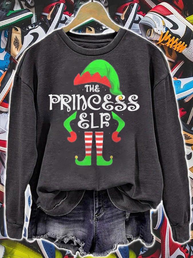 The Princess Elf Cute Christmas Family Matching Costume Pjs T-shirt sweatshirt