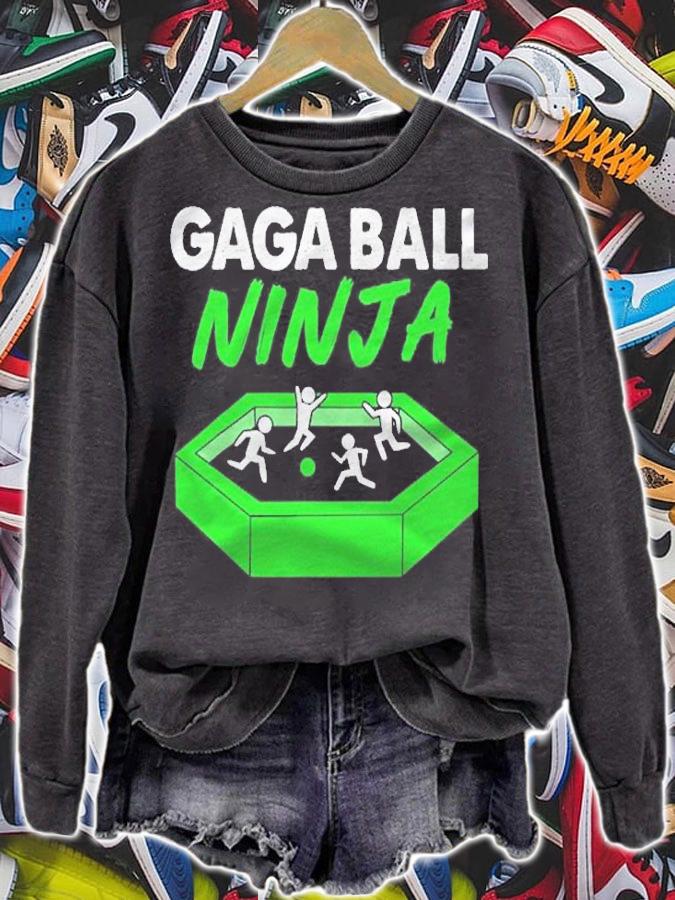 Gaga Ball Ninja Dodgeball Sport Lover Shirt sweatshirt