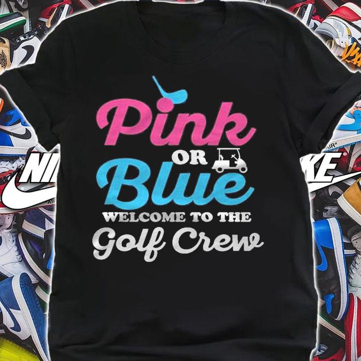 Gender Reveal Golf Design For A Golf Family Shirt shirt