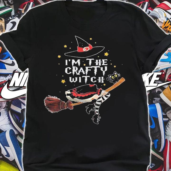 Im The Crafty Witch Halloween Matching Group Costume Shirt shirt
