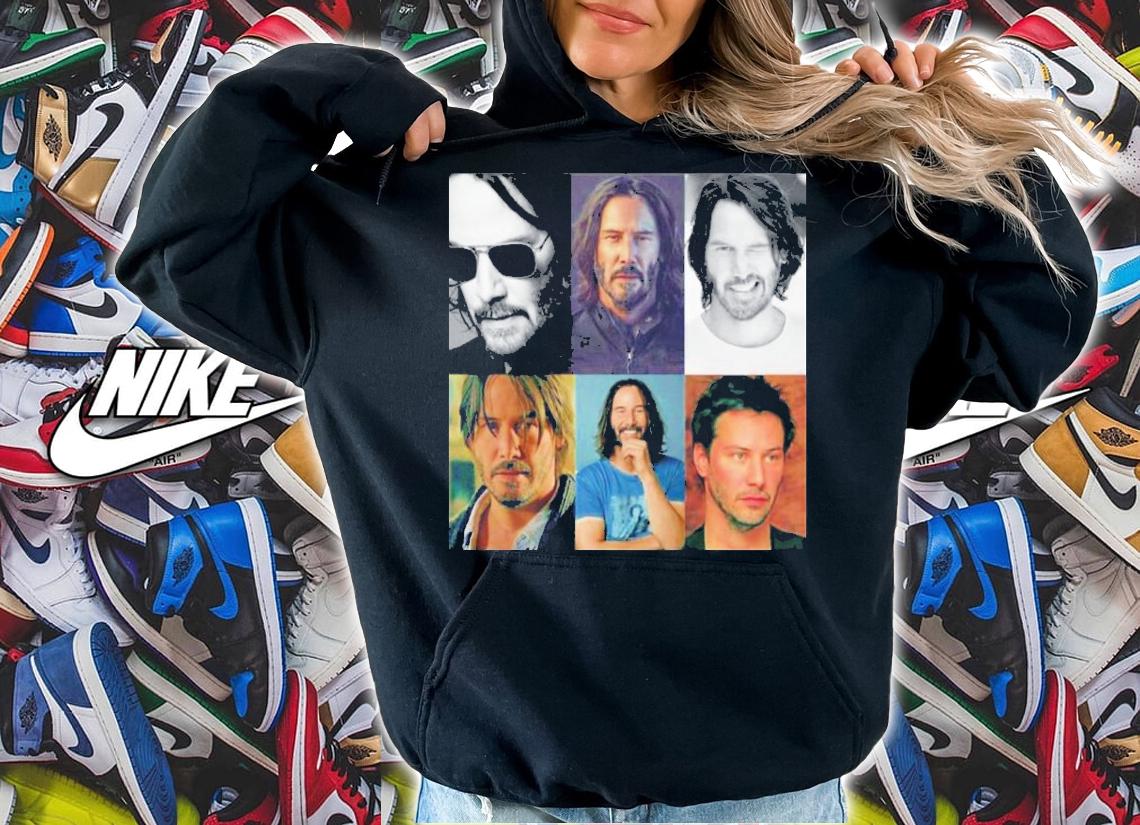 Keanu Reeves Collage The Matrix Shirt hoodie