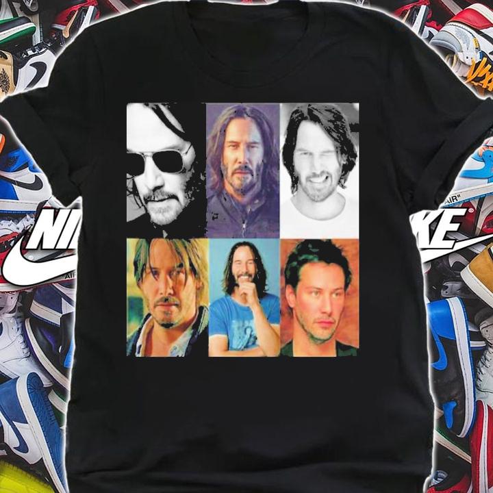 Keanu Reeves Collage The Matrix Shirt shirt