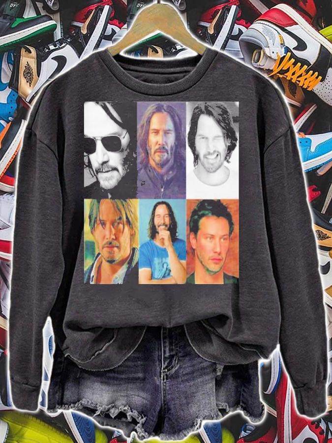 Keanu Reeves Collage The Matrix Shirt sweatshirt