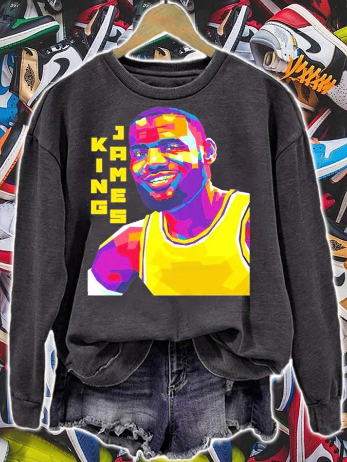 NBA King James Basketball Shirt