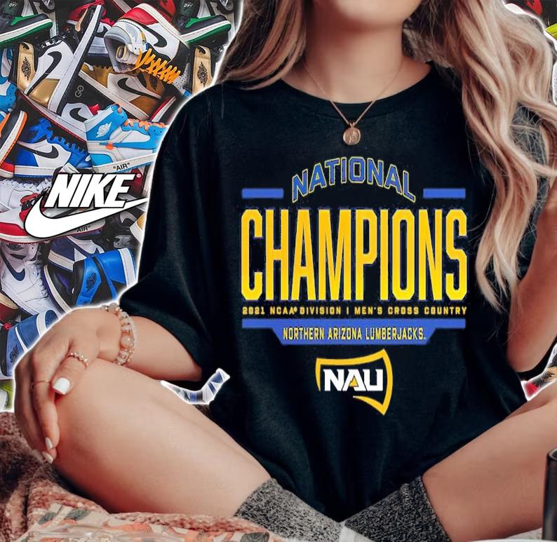 Northern Arizona Lumberjacks 2021 Men's Cross Country National Champions Shirt