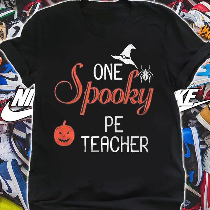Pe Teacher Halloween Funny Spooky Gift Shirt