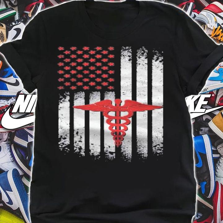 Proud Nurse Shirt Rn Lpn American Flag Shirt
