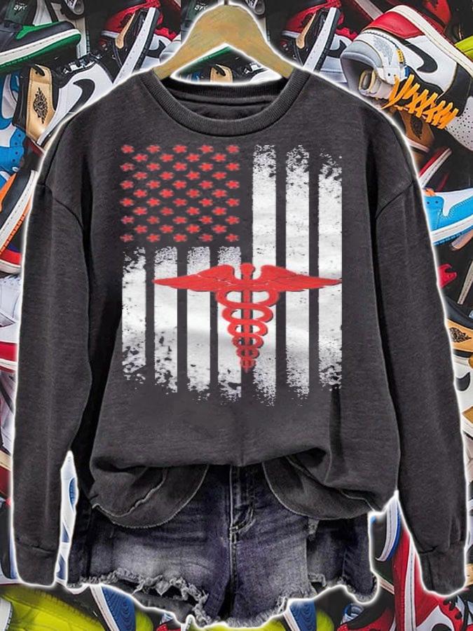Proud Nurse Shirt Rn Lpn American Flag Shirt