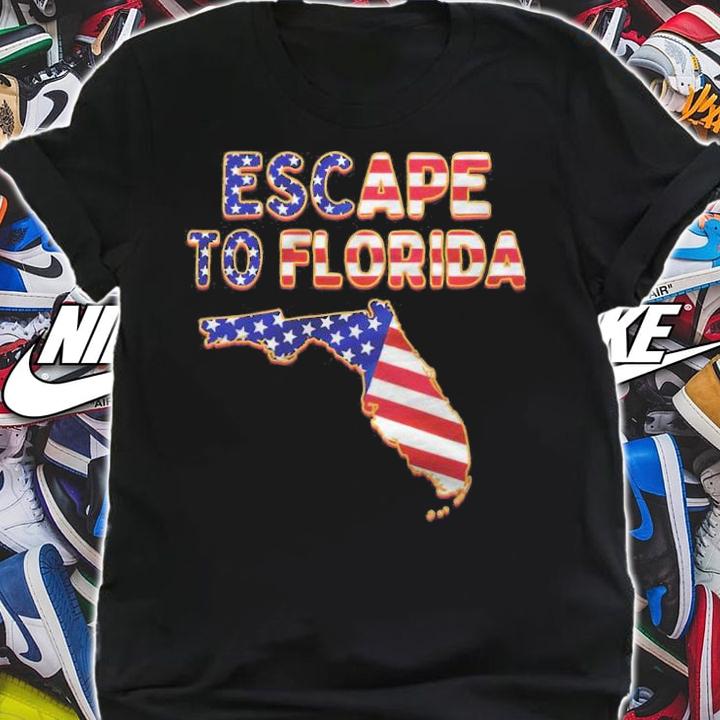 Ron DeSantis escape to Florida T-shirt shirt