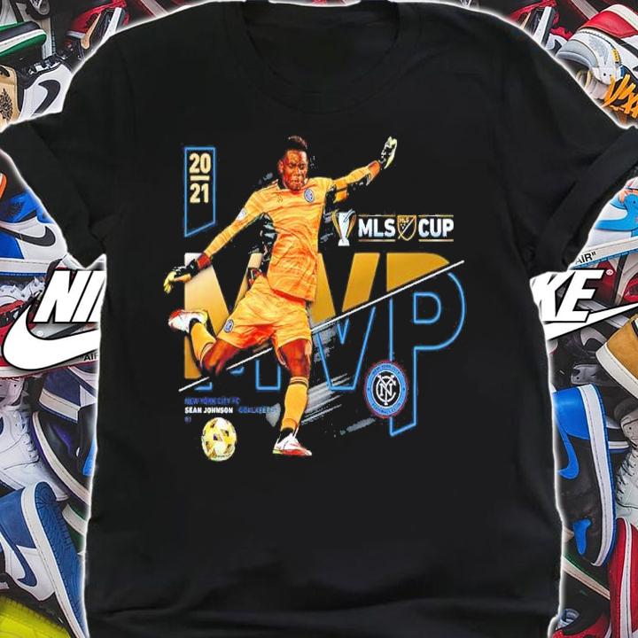 Sean Johnson New York City FC 2021 MLS Cup MVP Team Logo shirt shirt