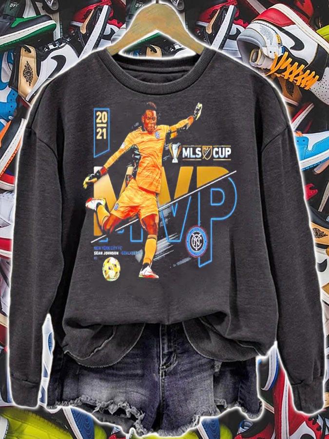 Sean Johnson New York City FC 2021 MLS Cup MVP Team Logo shirt sweatshirt