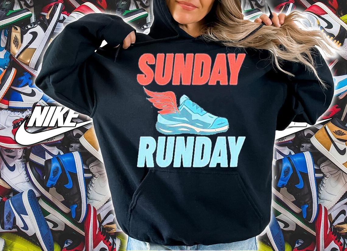 Sunday Runday Marathon Runner T-Shirt hoodie