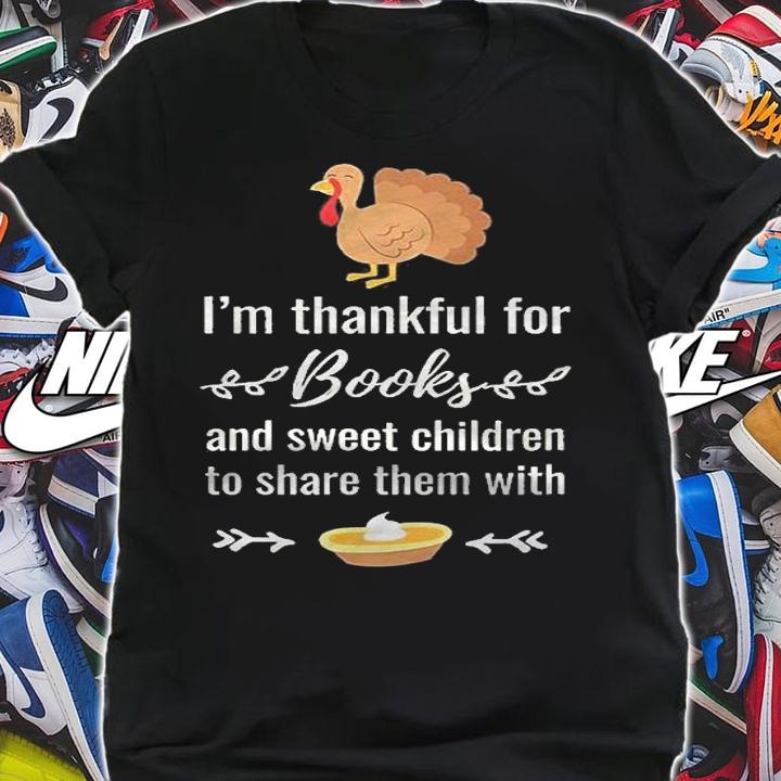 Thanksgiving Reading Teacher Librarian Shirt