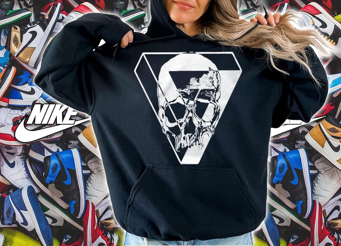 Third Culture Cyberpunk Skull Penrose Triangle Shirt hoodie