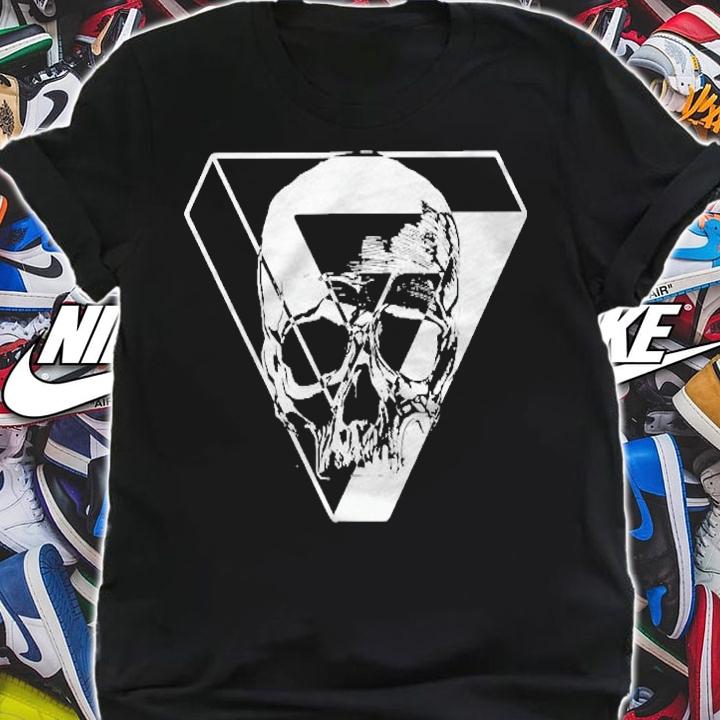Third Culture Cyberpunk Skull Penrose Triangle Shirt shirt
