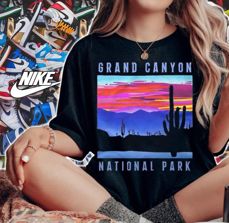 Vintage Distressed Grand Canyon National Park Adults & Kids Shirt woman shirt