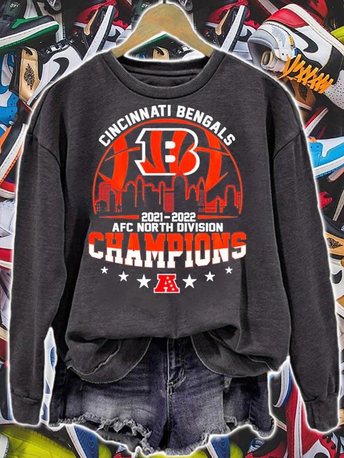 Cincinnati Bengals 2021 2022 AFC North Division Champions Shirt sweatshirt