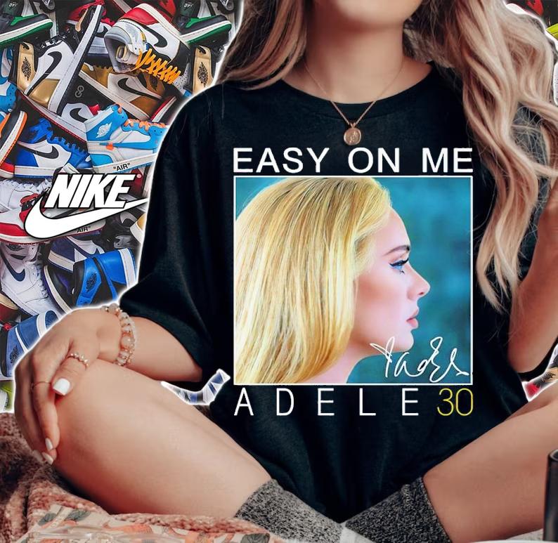 Easy On Me Adele 30 Signatures Shirt woman shirt