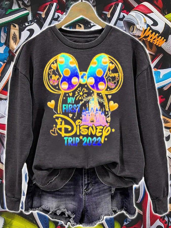 Mickey Mouse My First Disney Trip 2022 Shirt sweatshirt