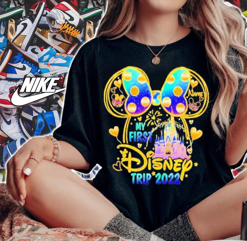 Mickey Mouse My First Disney Trip 2022 Shirt woman shirt
