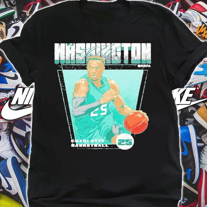 P.J. Washington Charlotte Basketball Signatures Shirt shirt