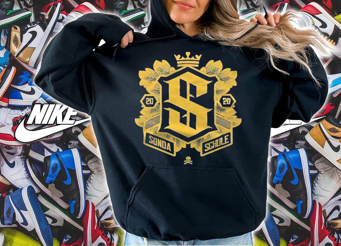 Sondaschule logo gold T-shirt hoodie