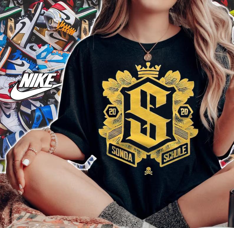 Sondaschule logo gold T-shirt woman shirt