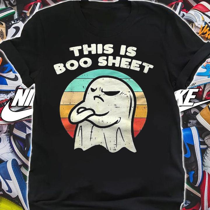 This Is Boo Sheet Ghost Retro Halloween 2021 Gift Shirt shirt