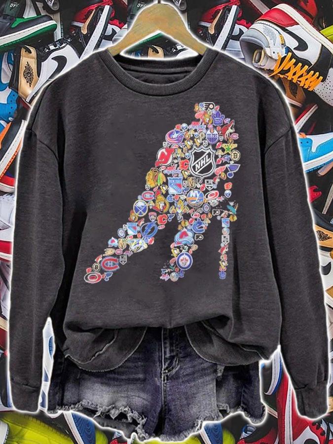 NHL all team logo shirt sweatshirt