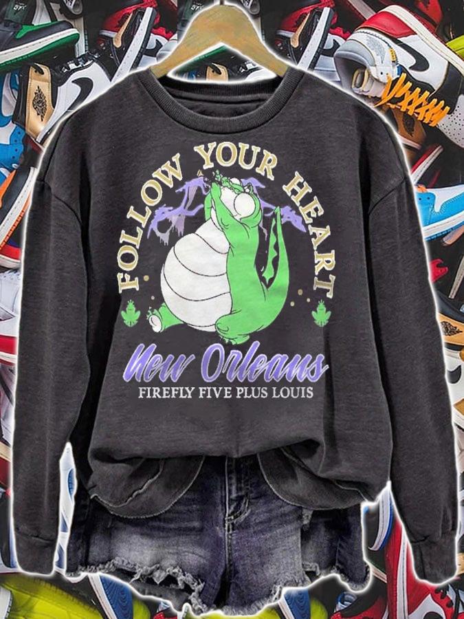 Princess And The Frog Louis Follow Your Heart Shirt sweatshirt