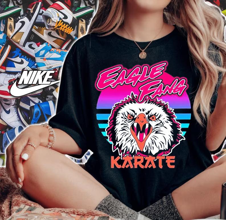 Eagle Fang Karate  Cobra Kai 80s T-Shirt woman shirt