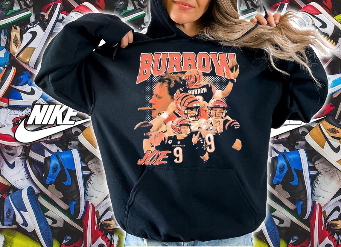 Joe Burrow NFL Cincinnati Bengals Retro T-Shirt hoodie